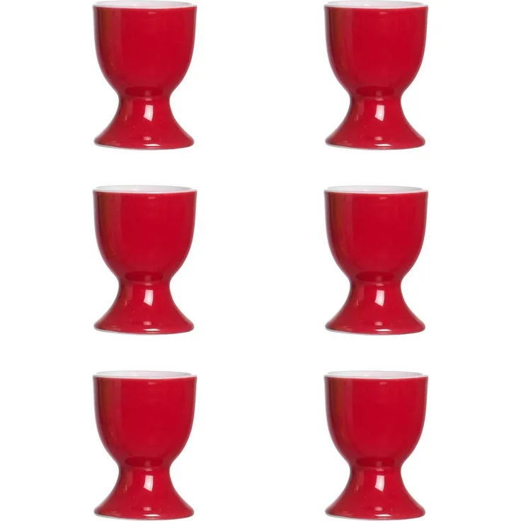 Ritzenhoff & Breker DOPPIO Eierbecher rot 6er Set