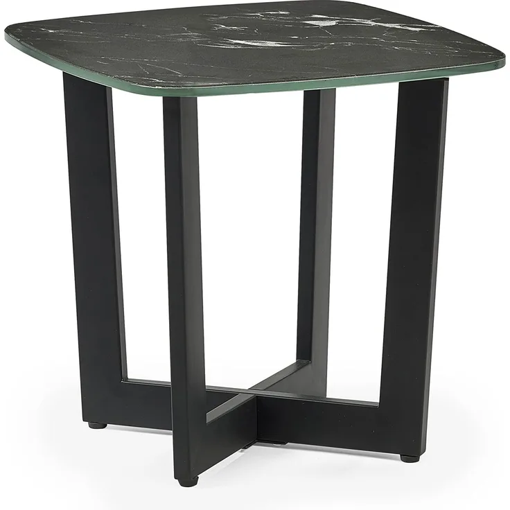 Julian Bowen Olympus Beistelltisch, schwarze Marmoroptik