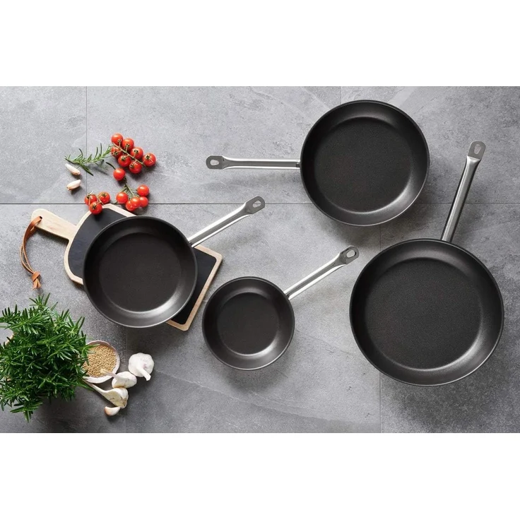 Schulte-Ufer 'Diamas-Pro Industar' Bratpfanne, beschichtet, Edelstahl silber, Ø 24 cm – Bild 2
