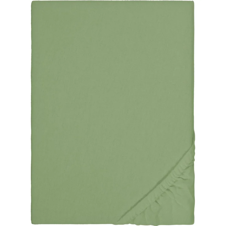 biberna Feinbiber-Spannbetttuch 0002744, fichte, 1x 90x190 cm - 100x200 cm – Bild 5