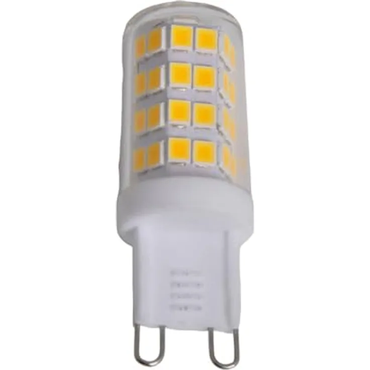 Lindby G9 LED-Stiftlampe, 3 W, klar, warmweiß, 3.000 K, 330 lm, nicht dimmbar