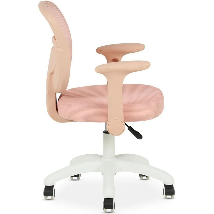 IDIMEX Drehstuhl AMELIA, Kinder Schreibtischstuhl ergonomisch höhenverstellbar pink – Bild 3
