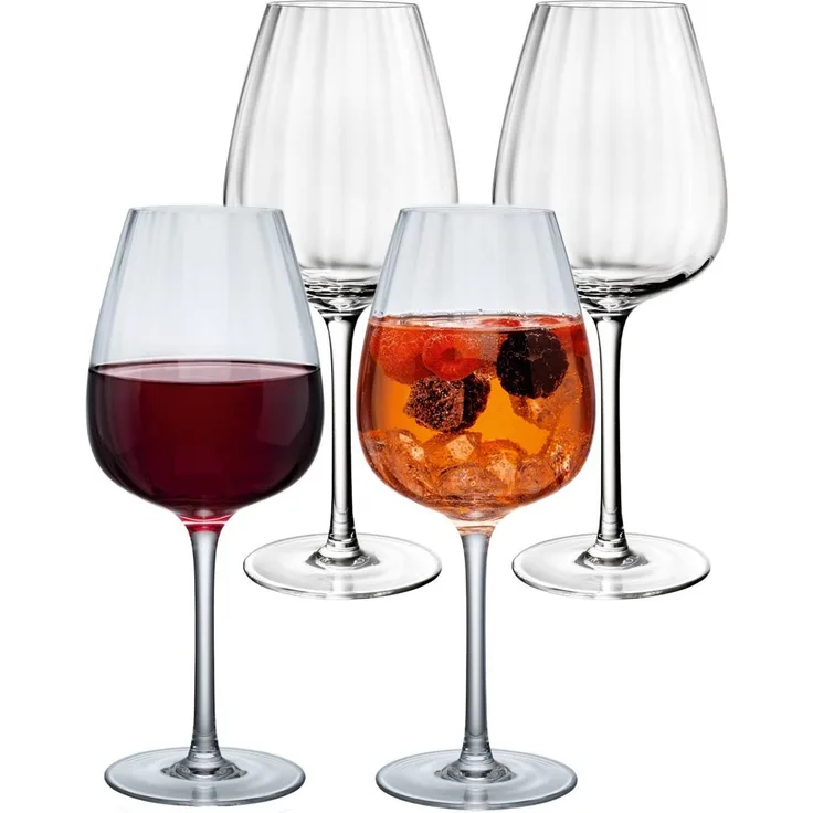 Villeroy & Boch Rose Garden Rotweinkelch 200 ml 4er Set
