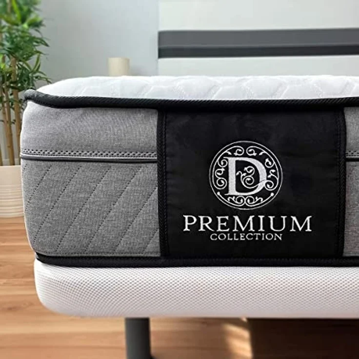 DUÉRMETE ONLINE - Premium Nature Pro Viskoelastische Matratze | Technologie, Luxus und Komfort | Natürliches Tencel-Gewebe, 150 x 180 cm – Bild 6