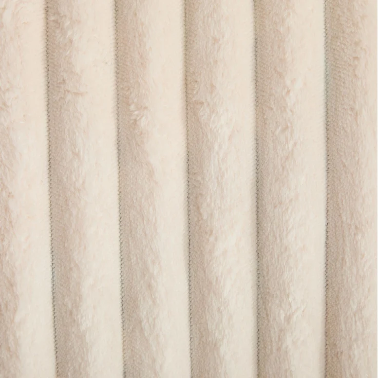 DESVIAE Sitzsack Beige aus Cord – Schaumstofffüllung, leicht zu bewegen, 73 x 98 x 92 cm – Bild 6