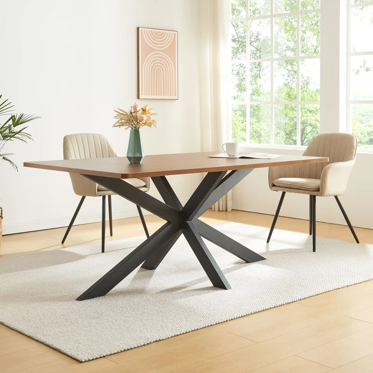 Tischgestell Oberau Stahl 85x85x71cm [en. casa] – Bild 4