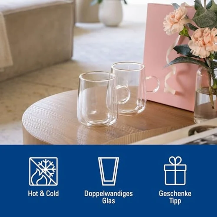 Villeroy & Boch Artesano H&C Latte-Macchiato-Gläser 250 ml 2er Set – Bild 5
