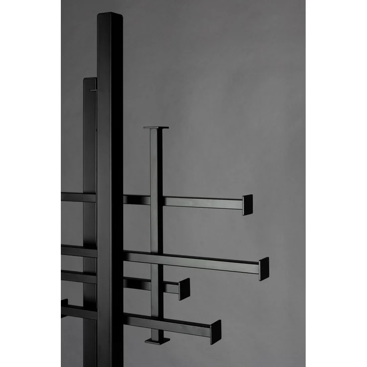DutchBone Garderobenständer Rumex mit Kleiderhaken, Schwarz, 71x45x185 cm – Bild 3