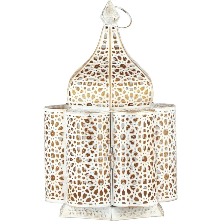 Marrakesch Orient & Mediterran Interior Nachttischlampe Orientalische Tischlampe Nachttischlampe Feryal Weiss, Handarbeit