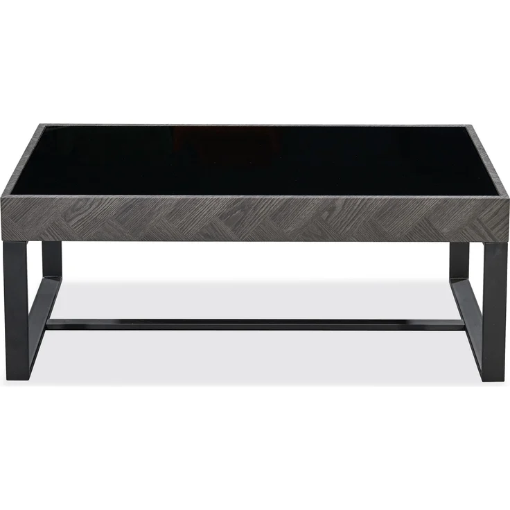 Couchtisch >Mimi< in schwarz, anthrazit - 110x43x60 (BxHxT) – Bild 2