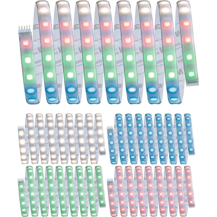 RGBW LED Strip, Fernbedienung, dimmbar, L 300 cm – Bild 9