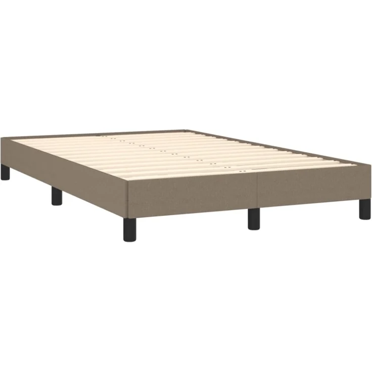 vidaXL Polsterbett, Stoff, 25,0 cm, Taupe, 120x190 cm – Bild 4