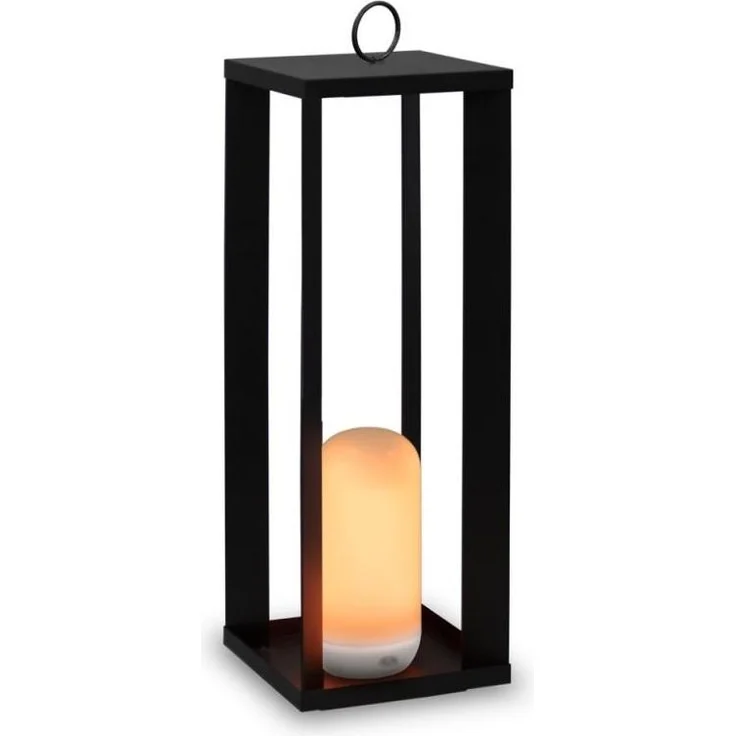 New Garden 'Siroco' Tischlampe, Metall schwarz, 18 x 18 x 30 cm – Bild 1