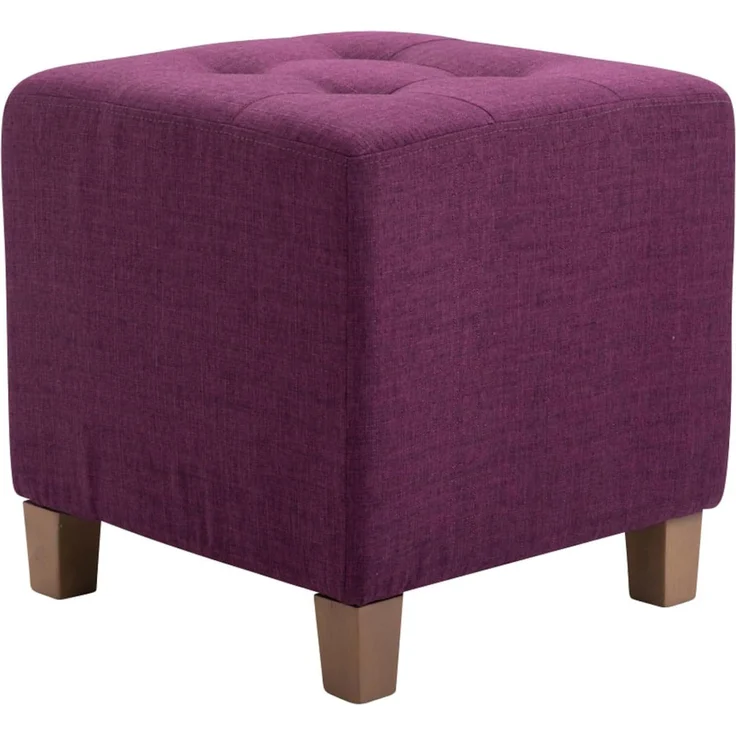 CLP 2er Set Sitzhocker Pharao, antik-hell mit hochwertiger Polsterung - Farbe:lila – Bild 5