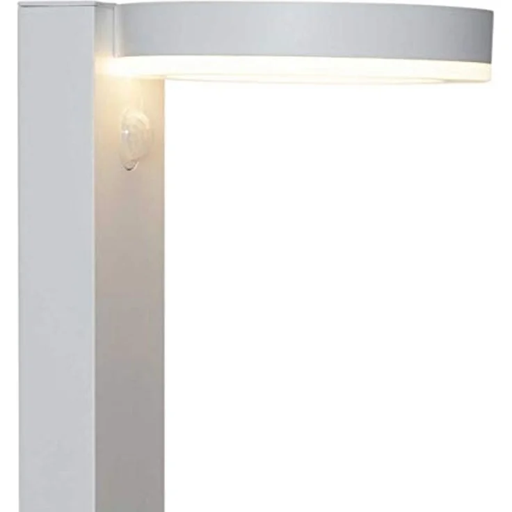 Weiße Solar-Wegeleuchte ,Vidi', Bewegungsmelder, Dämmerungssensor, Dauerlicht, H 60cm – Bild 3