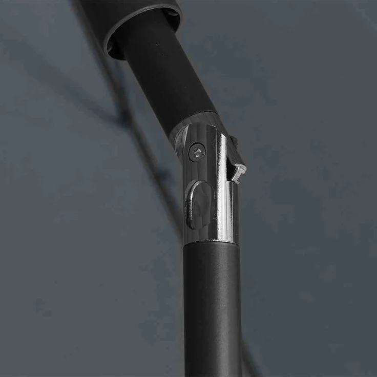 Tropico Mittelstockschirm anthrazit/grau Ø 200cm – Bild 5