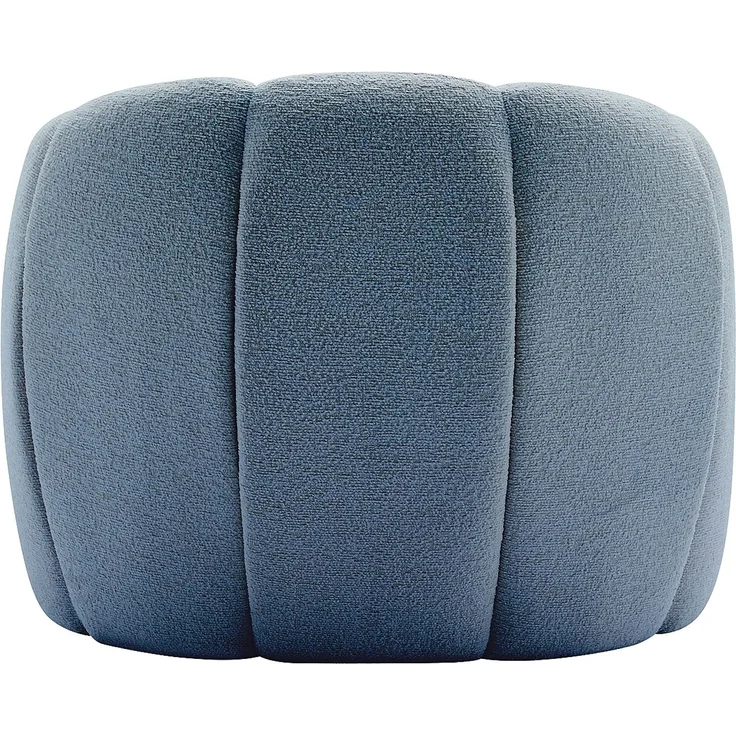 Vente-unique - Muschelsessel - Chenille-Stoff - Blau - DELIPO – Bild 5