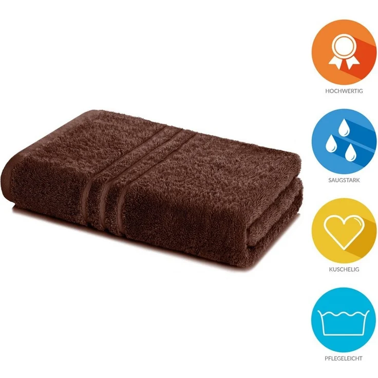 Lavea Badetuch Duschtuch 100x150 cm Elena Frottee Duschhandtuch, 100% Baumwolle, 500 g/m² Frottier, weich & saugstark, pflegeleicht – Bild 2