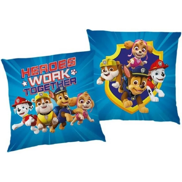 Paw Patrol Dekokissen aus Baumwolle – Perfektes Couchkissen für Kinder & Erwachsene (1 Stück)