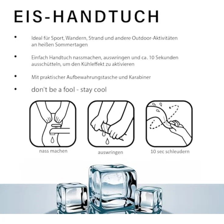 speecheese Sporthandtuch Leopardenmuster Eishandtuch für exotische Kühlung – Bild 4