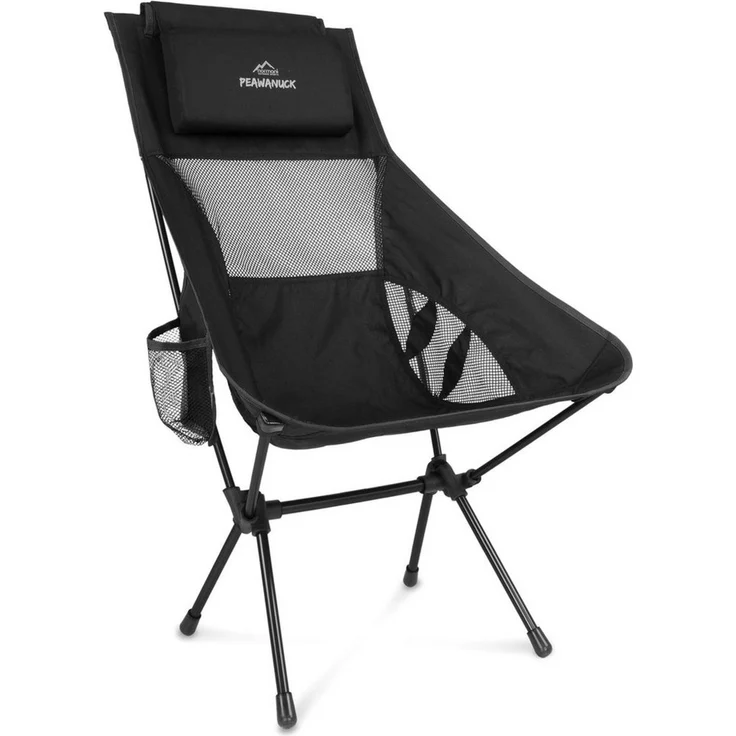 normani Campingstuhl Campingstuhl Peawanuck, Campingstuhl Angelstuhl Faltstuhl mit Getränkehalter bis zu 150 kg – Bild 3