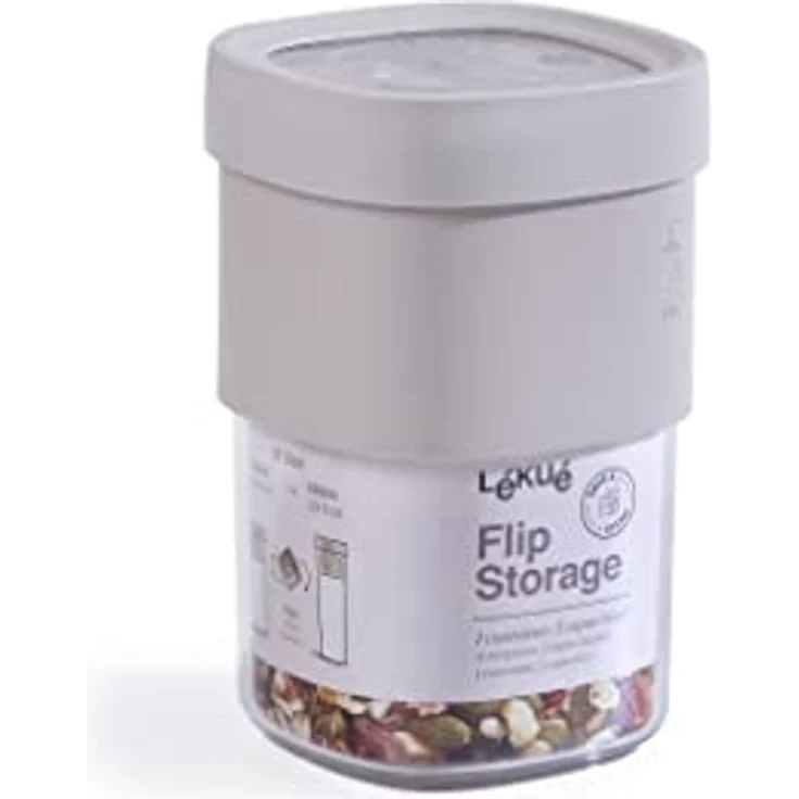 Lekue Flip Storage Beige Dosen-Set 3-tlg. 1x1600 ml & 2x850 ml – Bild 8