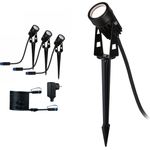 Paulmann Plug & Shine Spot Starterset Outdoor schwarz 26 cm
