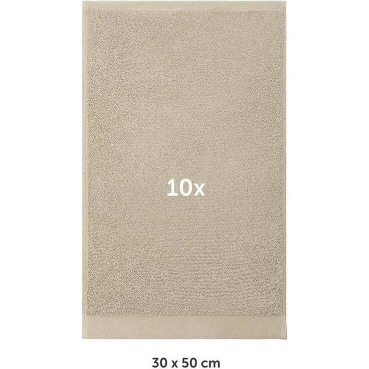 Blumtal Gästehandtücher Premium 10er Set Gästehandtücher rechteckig 30x50cm, Frottee (10-St), Handtücher Set, 100% Baumwolle – Bild 2