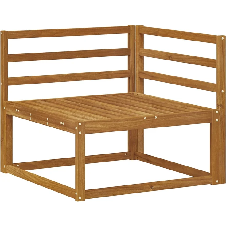 vidaXL Outdoor-Sofagarnitur 6 pcs Natur Massivholz Akazie 3367627 – Bild 4