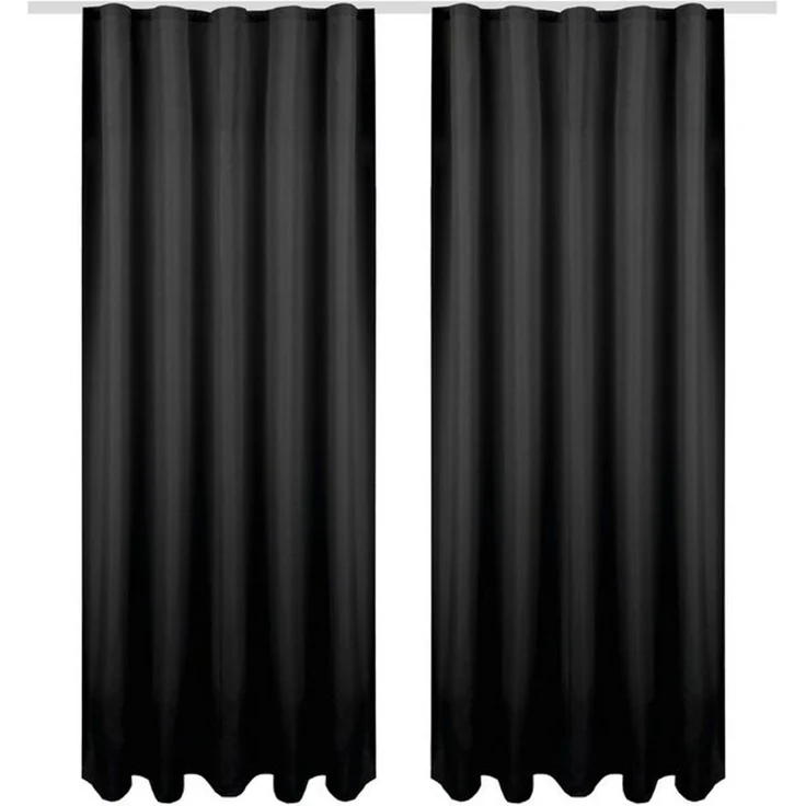 Bestlivings Gardine "Ellen" mit Universalband (2 St), Kräuselband, blickdicht, in moderner Satin-Optik, einfarbig, modern, waschbar bei 30°C – Bild 4