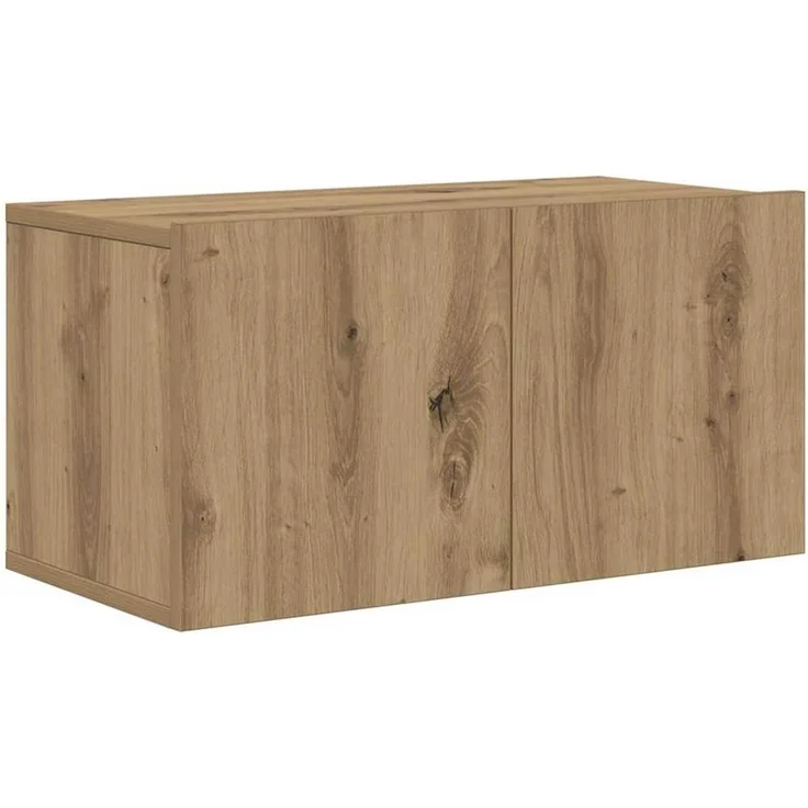 vidaXL TV-Schrankset Wandmontiert 5 pcs Artisan-Eiche Holzwerkstoff 3393386 – Bild 4