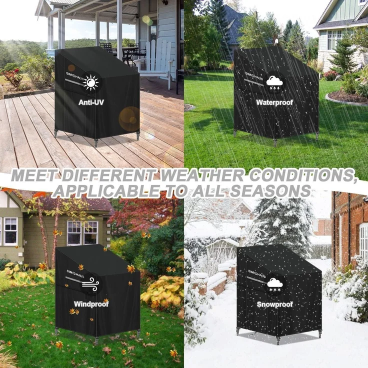 Abdeckung Gartenstühle Hochlehner Stapelstühle – Bild 6