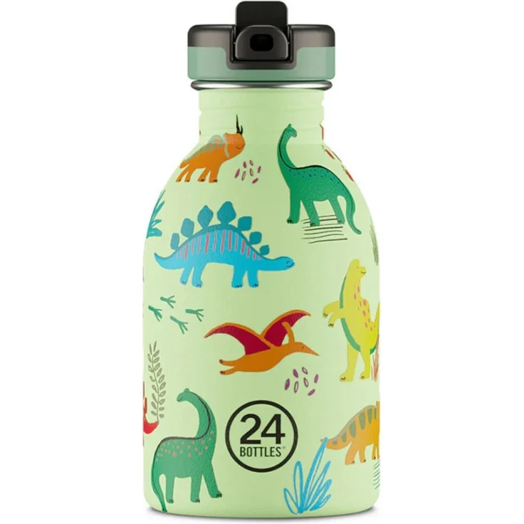 24 Bottles Trinkflasche Kids Urban Bottle Jurassic Friends 250ml – Bild 1