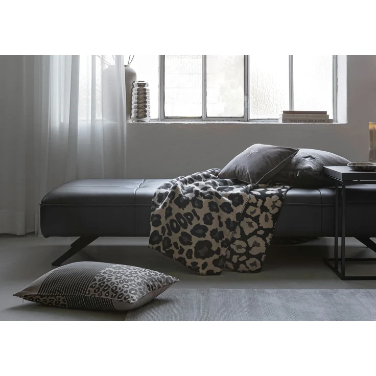 Joop! Wohndecke Kuscheldecke 150x200 cm Leopard Tierfell taupe schwarz 813930 – Bild 5