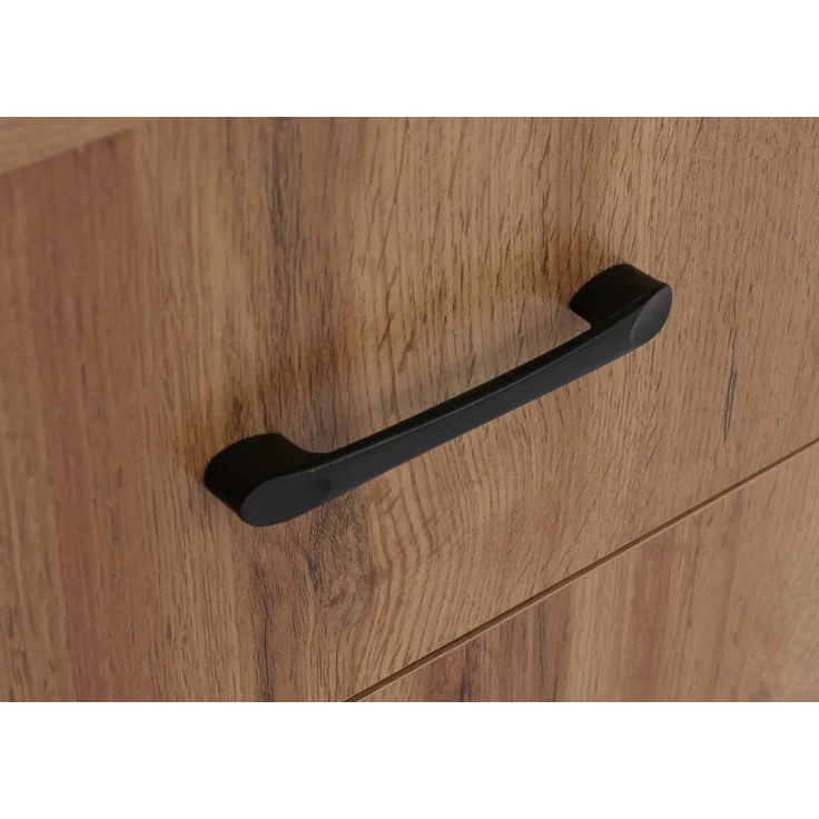 Kommode HWC-P42, Sideboard Schrank Anrichte, 4 Schubladen, MDF 92 x 80 x 40 cm ~ Wotan-Eiche-Optik – Bild 6