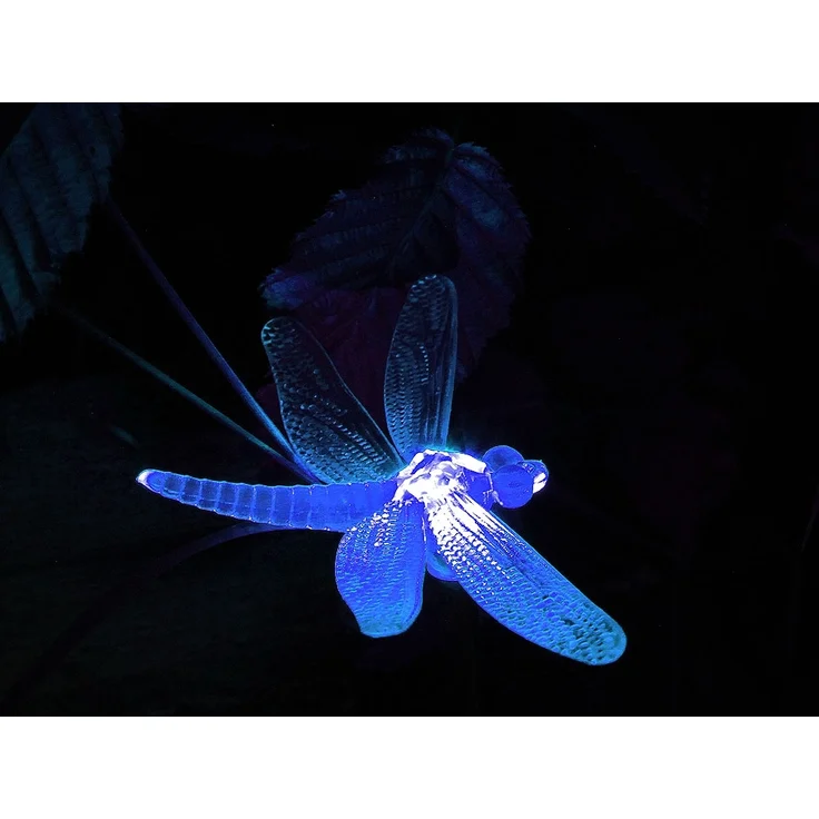 Solarlampe mit LED Leuchtmittel in Schmetterling Optik – Bild 7