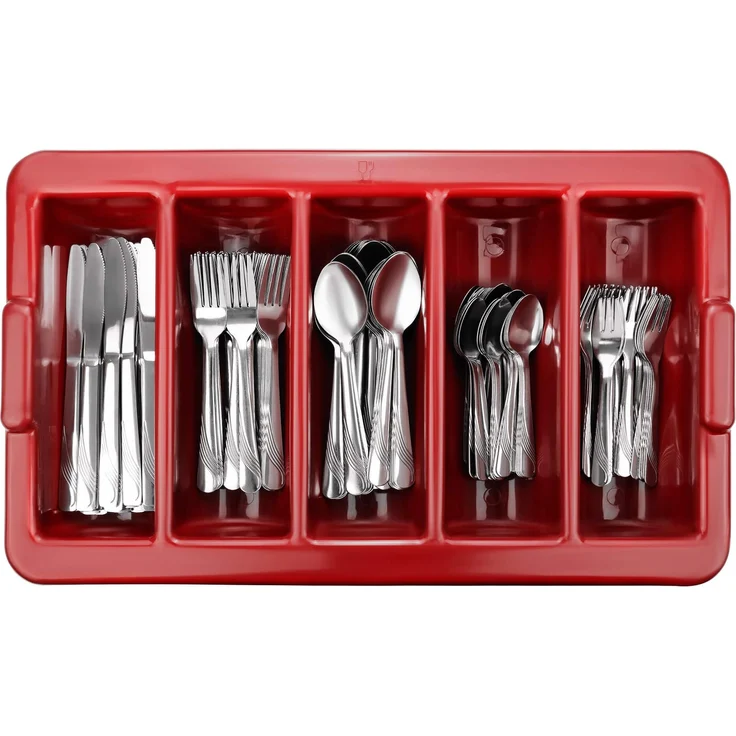 Besteckkasten 155-teilig aus Edelstahl, Besteckserie RÜGEN – Bild 1