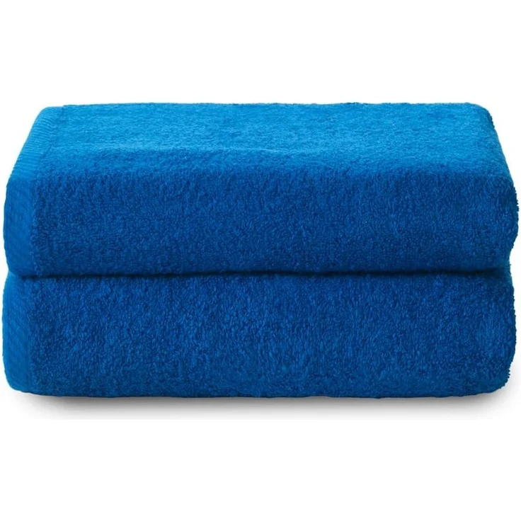 Top Towel - Plus - Große Badetücher - Badetücher - 2 Duschtücher - 100x150 cm 100 % Baumwolle - Blau