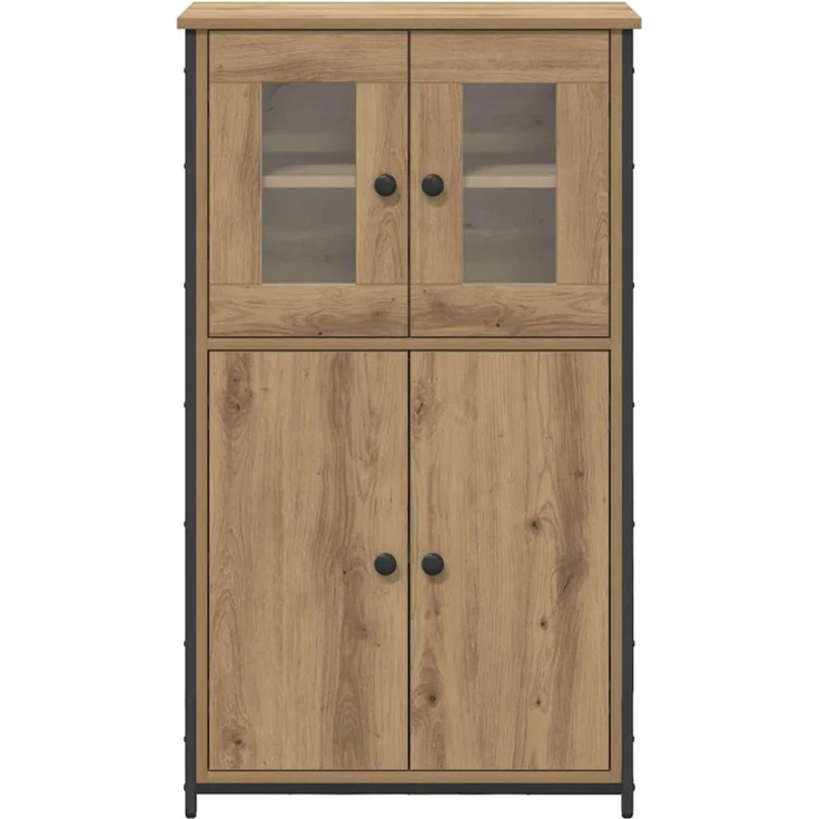 vidaXL Highboard Artisan-Eiche 62 x 32 x 106,5 cm Holzwerkstoff 882252 – Bild 6