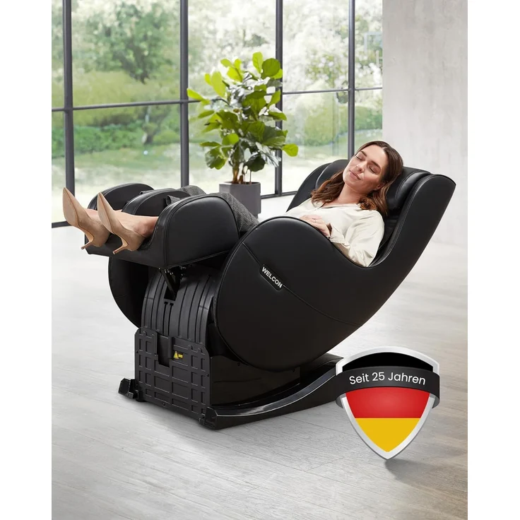 'Easyrelaxx' Massagesessel in Schwarz – Bild 1