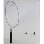 XXL Teleskop-Kescher Teichkescher Fischkescher Ø 30 cm – Ausziehbar von 52–129 cm – Für Pool, Teich & Planschbecken – Mit feinem Netz – 12x Stück