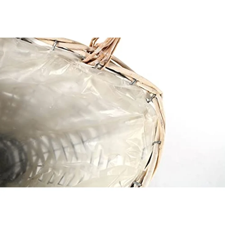 Kobolo Dekokorb Wandkorb bepflanzbar Weide mit Folie 3-teilig – Bild 3