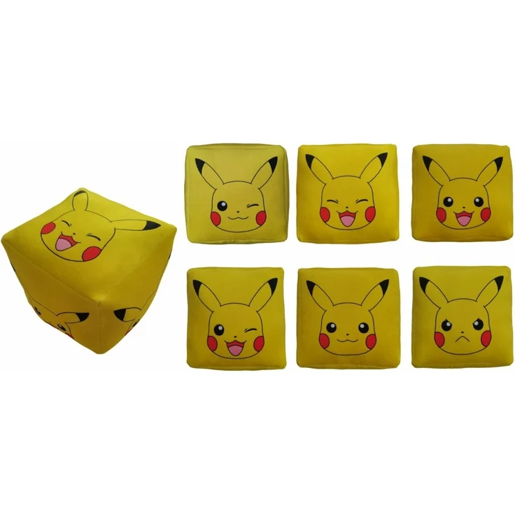 Pokémon Würfel-Kuschelkissen – Hochwertiges Polyester für kleine Fans – Bild 2