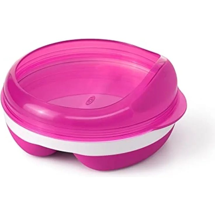 OXO Tot Teller mit 2 Fächern Pink Pink