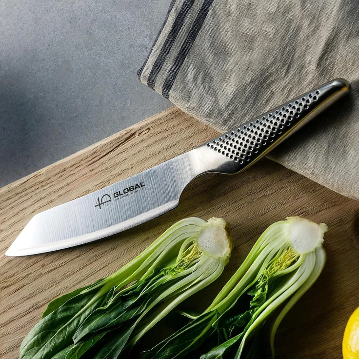 Global Yoshikin GS-110/AB kleines Kiritsuke 15 cm - 40 Jahre Global Jubiläumsmesser – Bild 4