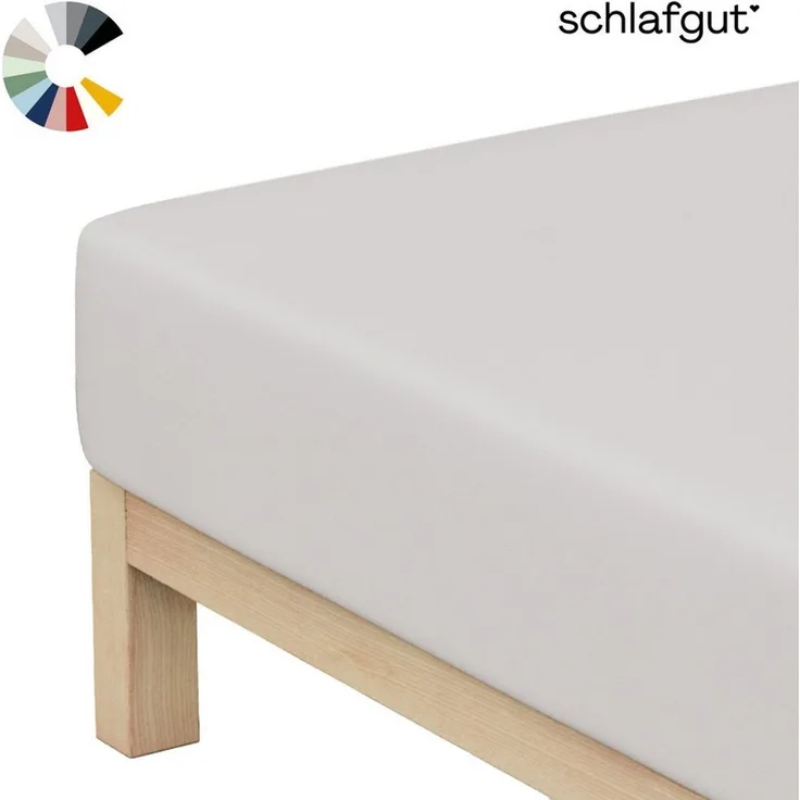 Schlafgut Mako Jersey Spannbetttuch Spannbettlaken 90x200 100x200