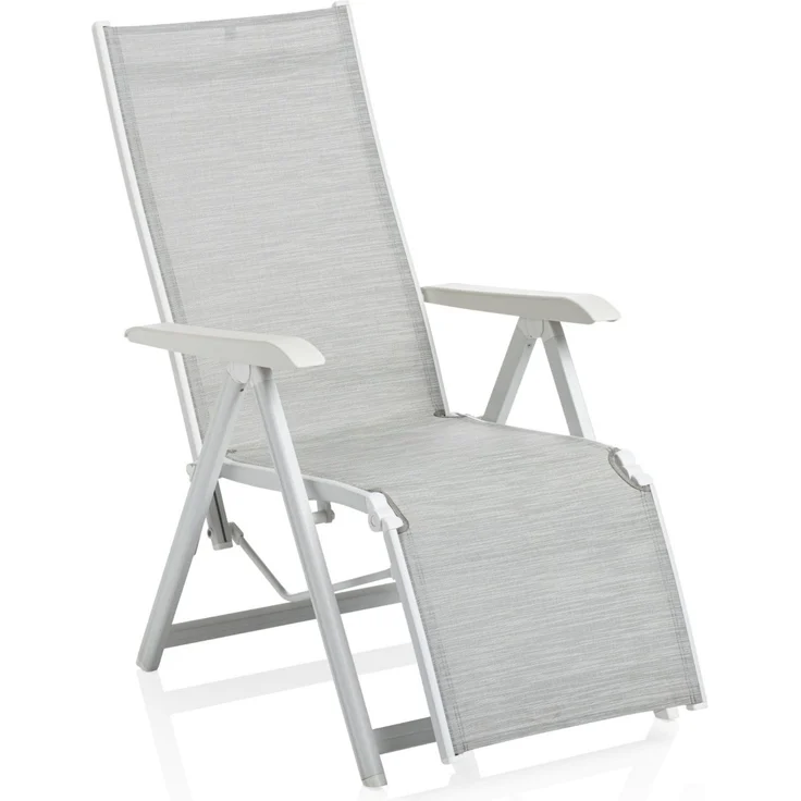 Kettler Basic Plus Relaxsessel weiß / hellgrau 0301216-5200 – Bild 1