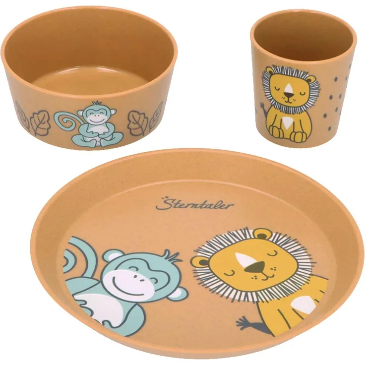 Sterntaler Kindergeschirr Set 3-teilig Albert & Lio - A