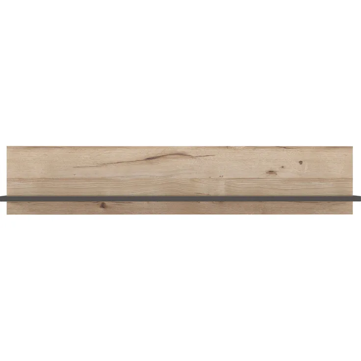 FORTE Como Wandpaneel, Holzwerkstoff, Grau/Braun/Braun, 149,8 x 28,5 x 21,5 cm