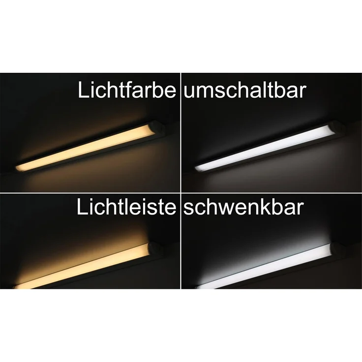LED Unterbauleuchte "CT-LSW 56" 56cm 913lm, 8 Watt, 2700K + 4000k schaltbar – Bild 2